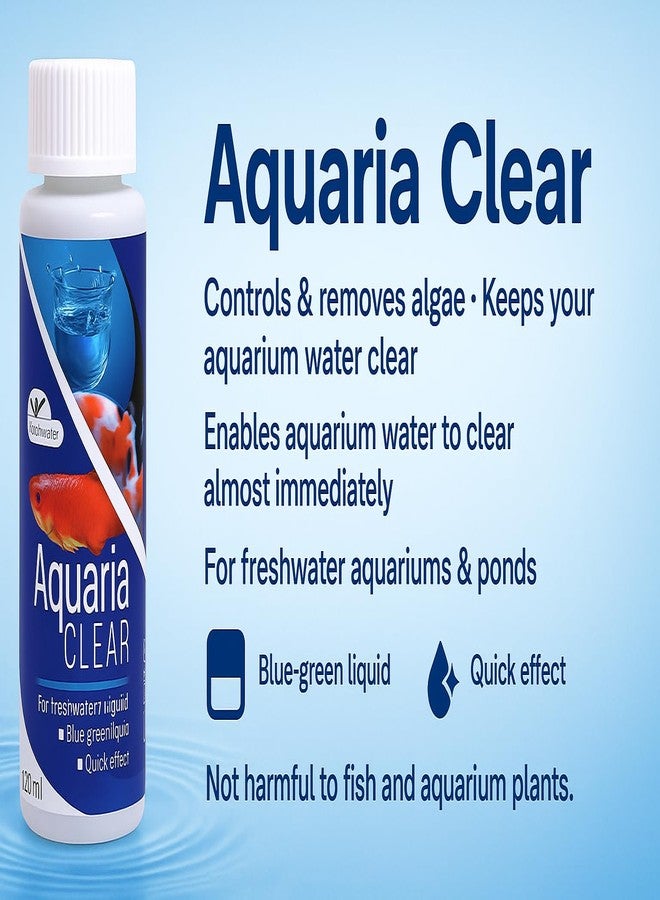 VAYINATO Aquatic Remedies (Pack of 1) 120ml Aquaria Clear for Aquarium Fish Tank Cloudy Water Remover | for Crystal Clear Water by Petzlifeworld - Image 3
